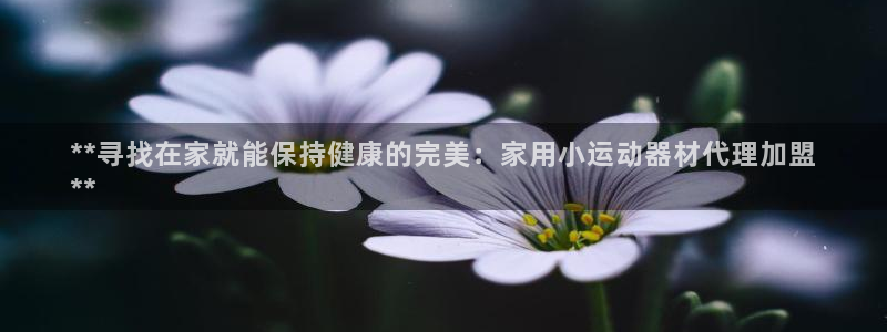 意昂体育3招商电话:**寻找在家就能保持健康的完美:家用小运